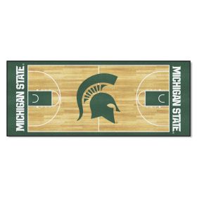 Michigan State Basketball Court Runner 30"x72"