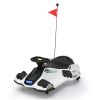 12V Kids Ride-On Drifting Car, Electric Go Kart w/ MP3, USB, LED Lights, High-Low Speed, Power Display, Protector
