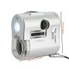 Portable Mini Pocket 60X Microscope Jeweler Loupe Lens Illuminated Jewelry Insect Magnifier Glass 3 LED With UV Light Microscope