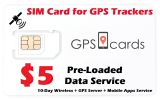 Prepaid Sim Card for Spytec GPS GL300 Vehicles Car Truck RV Equipment Tracker