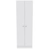 Multistorage Pantry Cabinet; Five Shelves; Double Door Cabinet -White