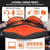 VEVOR Padded DJ Mixer Gig Bag, 1200D Oxford Fabric, DJ Gear Carry Bag with a Storage Pocket 4.92 ft Removable Shoulder Strap 0.39 in Padding