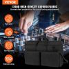 VEVOR Padded DJ Mixer Gig Bag, 1200D Oxford Fabric, DJ Gear Carry Bag with a Storage Pocket 4.92 ft Removable Shoulder Strap 0.39 in Padding